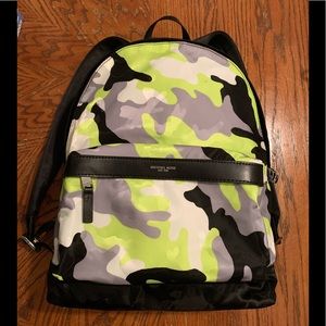 Men’s Michael Kors Neon Camo Backpack